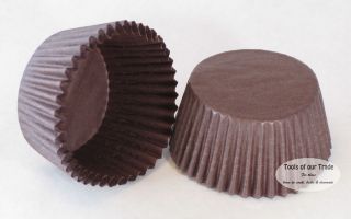 Brown Cupcake liners / Baking cups