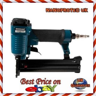 AIR NAILER STAPLER USE FOR UPHOLSTERY, CRAFT, PANNELING,TRIM + 3 YEARS 