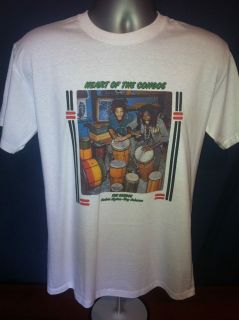CONGOS REGGAE T SHIRT Burning Spear Lee Scratch Perry Horace Andy 