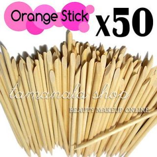   WOOD STICK PUSHER PEDICURE REMOVER Cuticle Manicure NAIL ART Tools