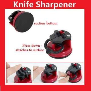 New Kitchen Knife Scissors Tungsten Grinder Sharpener with Suction 