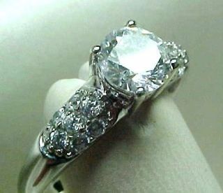 14k cubic zirconia rings in Engagement Rings