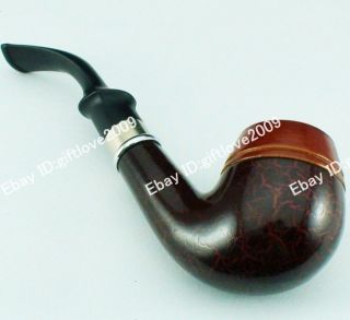   Durable Noble Vintage Round Vogue Knight wooden Tobacco smoking pipe
