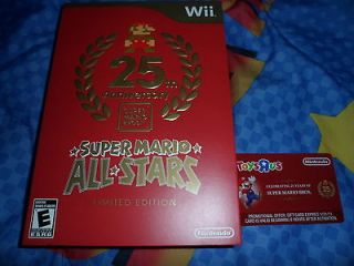 Nintendo Wii 25th Super Mario All Stars Bros 1 2 3 CD History Booklet 