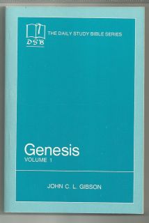 Genesis Vol. 1, John C. L. Gibson, Westminster Press, soft cover
