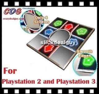 New Metal DDR Dance Pad Mat V3 for PS2, PS3 and USB PC ~F