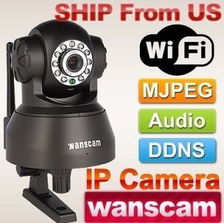   Pan Wireless WIFI Remote Control 2 Audio Webcam IP Camera Night Vision