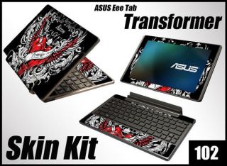 ASUS Eee Transformer Pad Skin Decal Netbook Laptop Tablet #102 Heart 