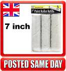 3x 7 Painting Paint Roller Spare Sleelve Refills Wall Decorating Pack 
