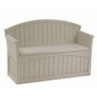 Outdoor Outside Patio Yard Deck Storage Box Bench Seat 50 Gallon Fast 