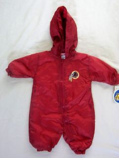 Washington Redskins Baby Infant Wind Suit 3/6M 6/9M NWT