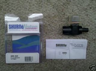 Shurflo RV Water Pump In Line Strainer/Filte​r 1/2 Barb