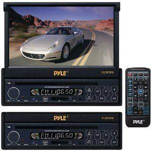   PLTS73FX In Dash Car DVD Player 7 Flip Out TOUCHSCREEN Video Monitor