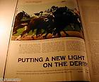 1973 KENTUCKY DERBY GLASS in Horse Racing