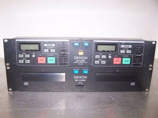 DENON DN 2200F DUAL CD PLAYER   USED   GOOD WORKING CONDITION  