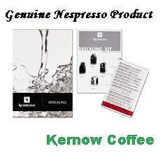Nespresso Descaling Kit for Essenza, Le Cube, Lattissima, CitiZ 