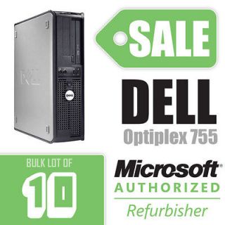   Dell 755 Desktop PC Computer Dual Core 1.8 GHz 2 GB 80GB DVD Windows 7