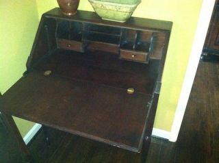 nice antique secretary desk mahogany wood  200