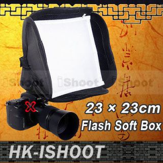 Flash Softbox Diffuser 23*23cm For Speedlight Canon 580EXII 580EX 