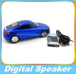 Sports Car  Player USB TF Card Reader Stereo Speaker FM For PC iPod 