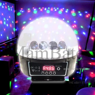 DMX512 Disco DJ Stage Lighting Digital LED RGB Crystal Ball Effect 