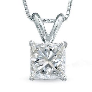 diamond pendant princess cut in Diamond