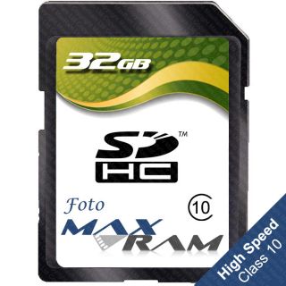 32GB SDHC Memory Card for Digital Cameras   Sony Cyber shot DSC TX7 