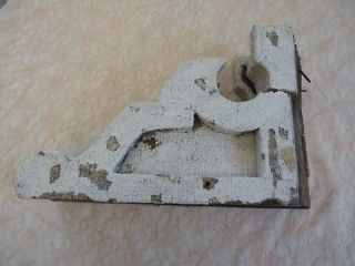 Antique Architectural Wood Gingerbread CORBEL Shabby Chic White Chippy 