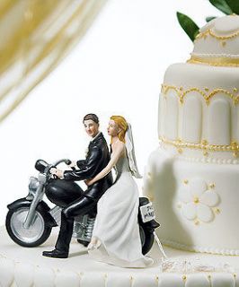 Motorcycle Get Away Cake Topper Centerpiece