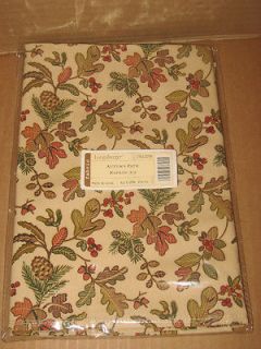 Longaberger Autumn Path Fabric brand new Napkins TWO Mint still in bag 