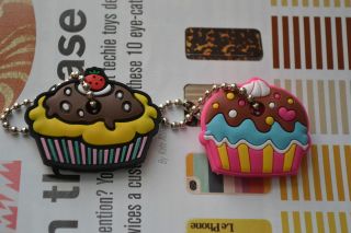Pair of Special Cupcake Key Cap Cute Cupcake Key Cover Cap