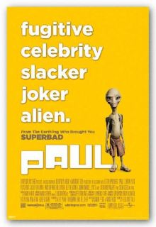 Paul Movie Poster   Attributes Fugitive Celebrity Alien