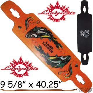   Drop Carve Longboard Skateboard Deck Bamboo Fibreglass 40 freeride