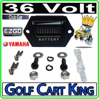 36 Volt Golf Cart Digital LED Battery State of Charge Indicator Meter