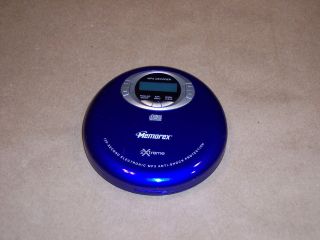 Memorex MPD8812 Portable plays  decoder Cd Player120 second skip 