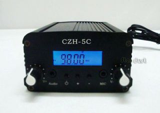 1W/5W stereo PLL FM transmitter broadcast radio station
