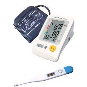 Digital arm blood pressure monitor Large LCD w/120 memory , bonus 