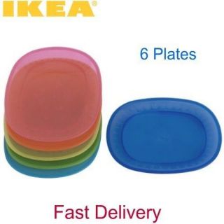 dinnerware set plastic plates
