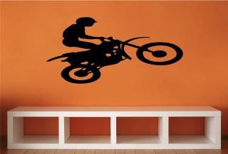 Motor Cross Dirt Stunt Bike Graphic Boys Teenager BedroomWall Art P37