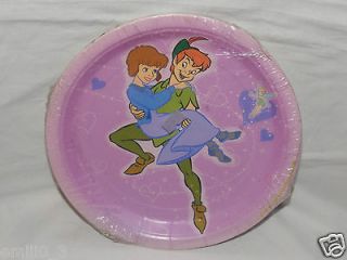 NEW PETER PAN CAPTAIN HOOK DINNER PLATES PARTY SUPPLIES