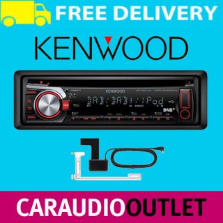 Kenwood KDC DAB4551U Car CD  Stereo USB Aux DAB Digital Radio + DAB 