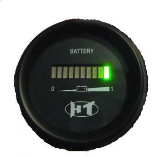 Battery gauge 24v Voltage meter Range indicator for truck/RV/Golf cart 