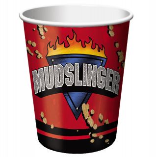 Monster Truck Party Cups   Mudslinger Birthday Party Supplies