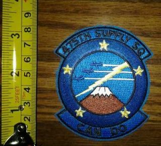 USAF Air Force 4th Supply Squadron Jet Military Army Patch