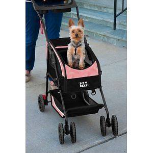   System II PINK Pet Stroller w/ removable Dog Carrier car seat backpack