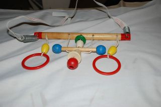 Vintage Cradle Gym wooden toy by A Childhood Interests  No box