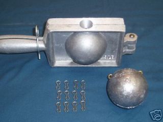 Pound Cannon Ball downrigger Weight Mold, Sinker Mold