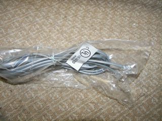   ft 7 7ft Silver Telephone Phone Line Cord 2 Conductor RJ11C 6P2C New