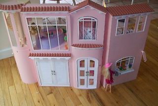 Huge Lot 65+ Barbie Dream Doll House, Furniture, Accessories, Dolls