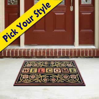 Rubber Door Mat Heavy Duty Entrance Entry Front Welcome Outdoor 